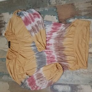 Womens Tie-dyed long-sleeve t by urban  X size small